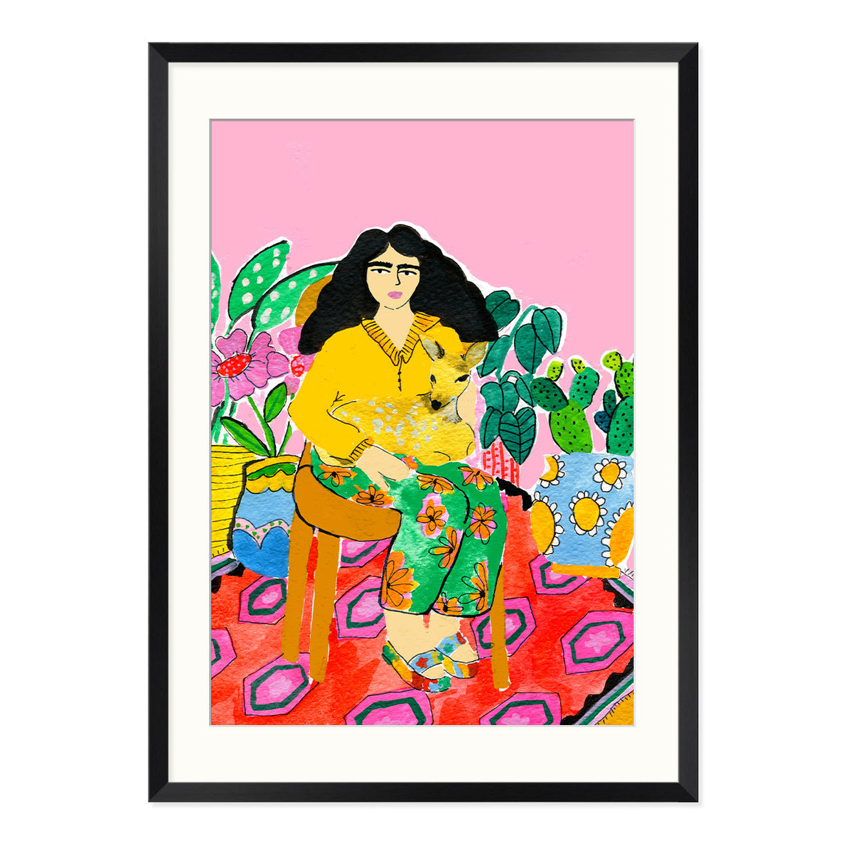 Peace Fawn Art Print-Art Print-Gussy Dup