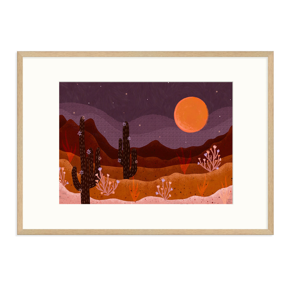Purple Skies Art Print-Art Print-Gussy Dup
