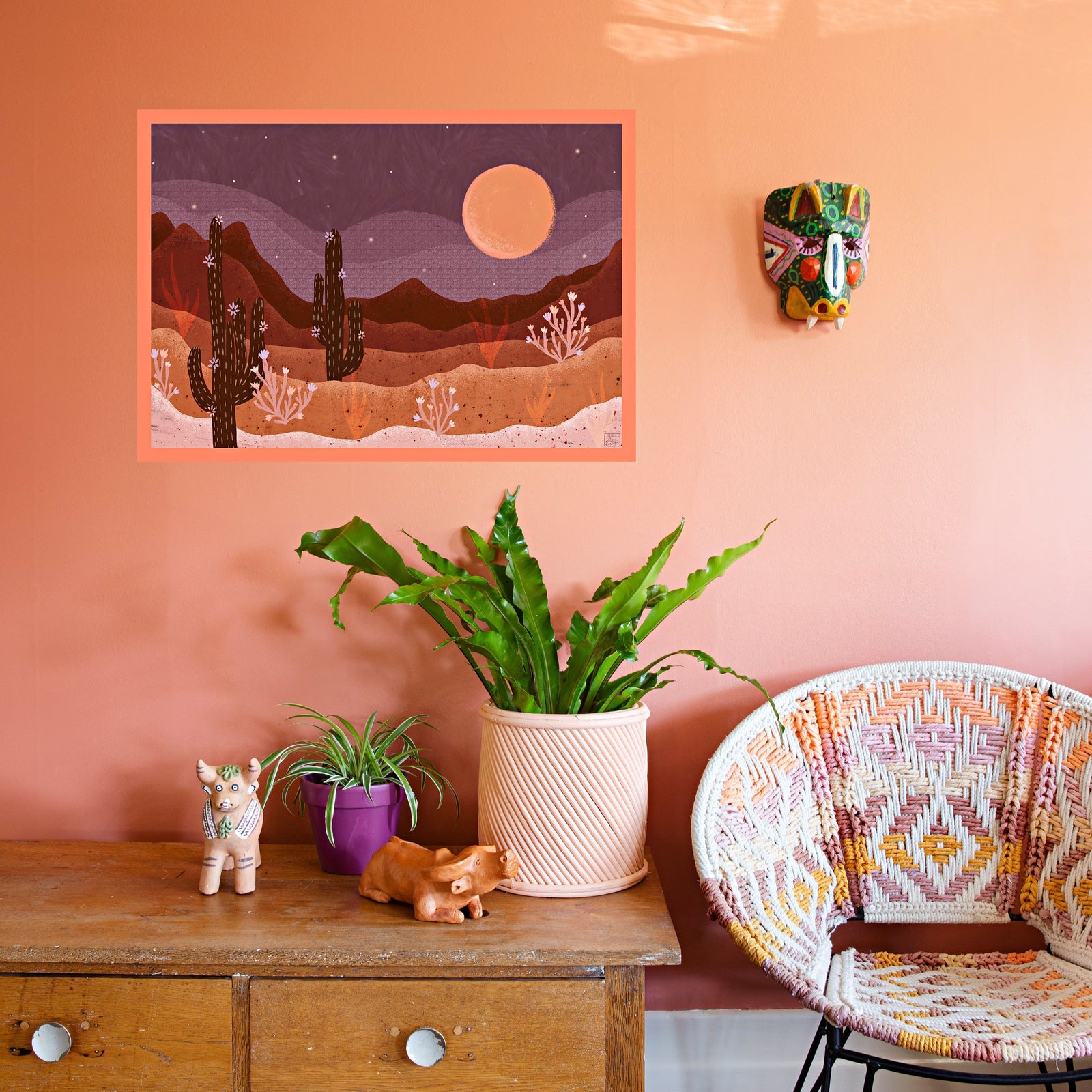 Purple Skies Art Print-Art Print-Gussy Dup