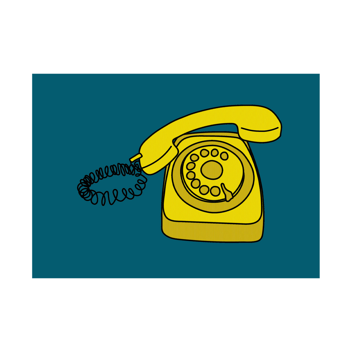 Ring Ring Art Print-Art Print-Gussy Dup