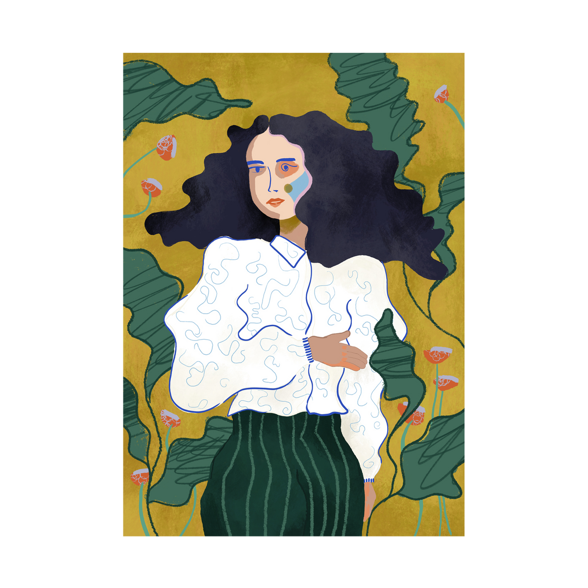 Sarah Art Print-Art Print-Gussy Dup