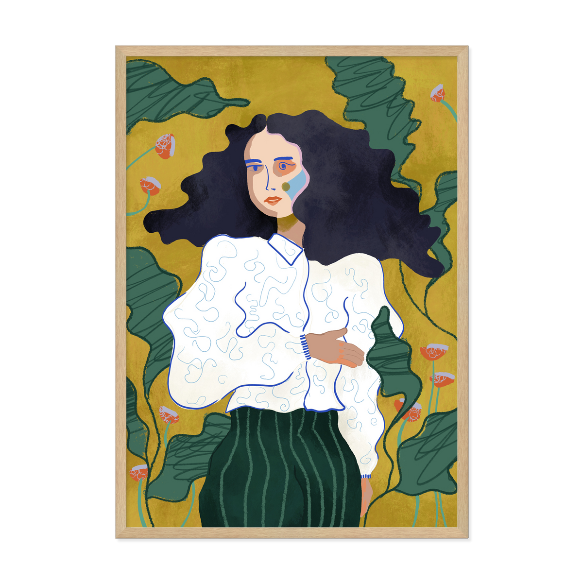 Sarah Art Print-Art Print-Gussy Dup