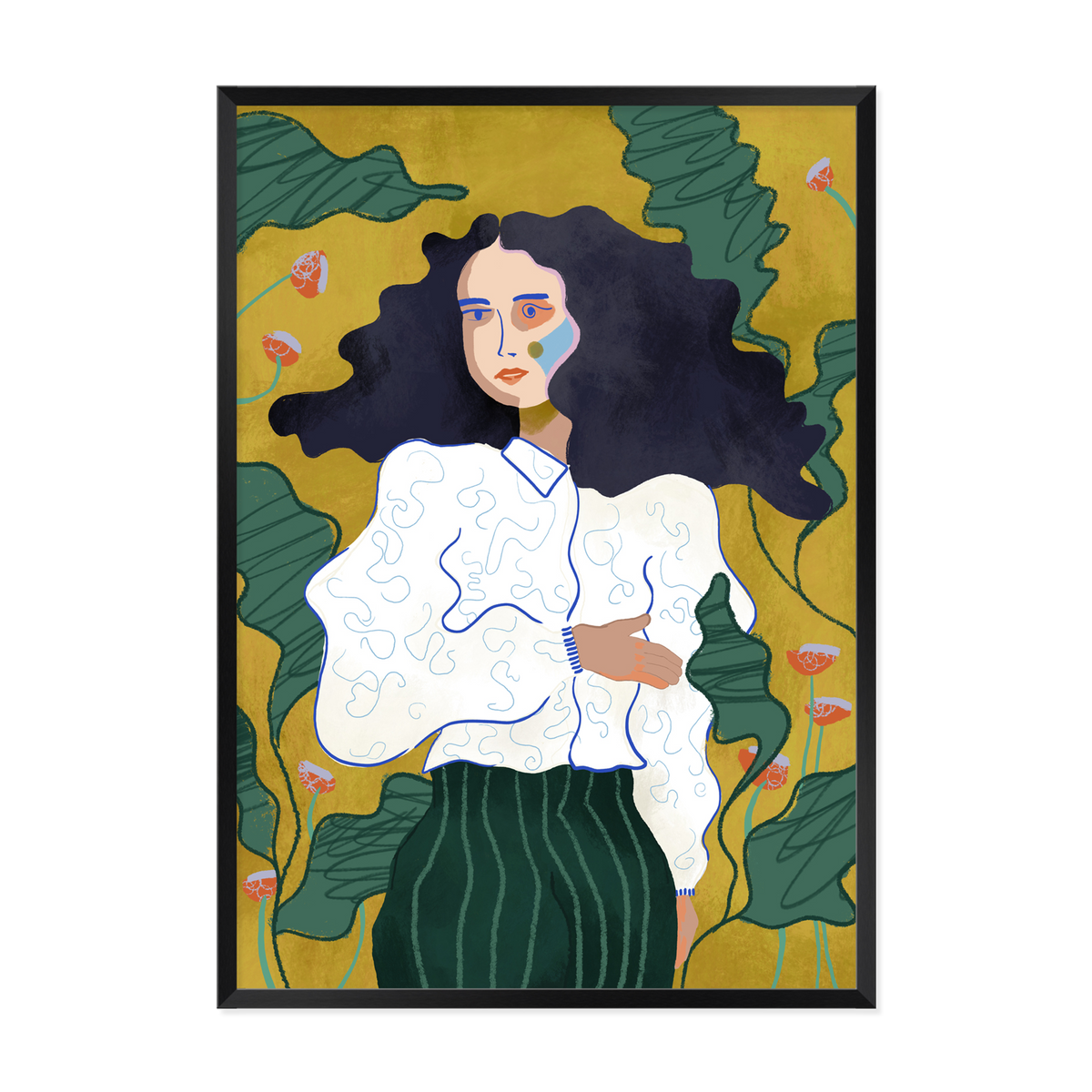 Sarah Art Print-Art Print-Gussy Dup