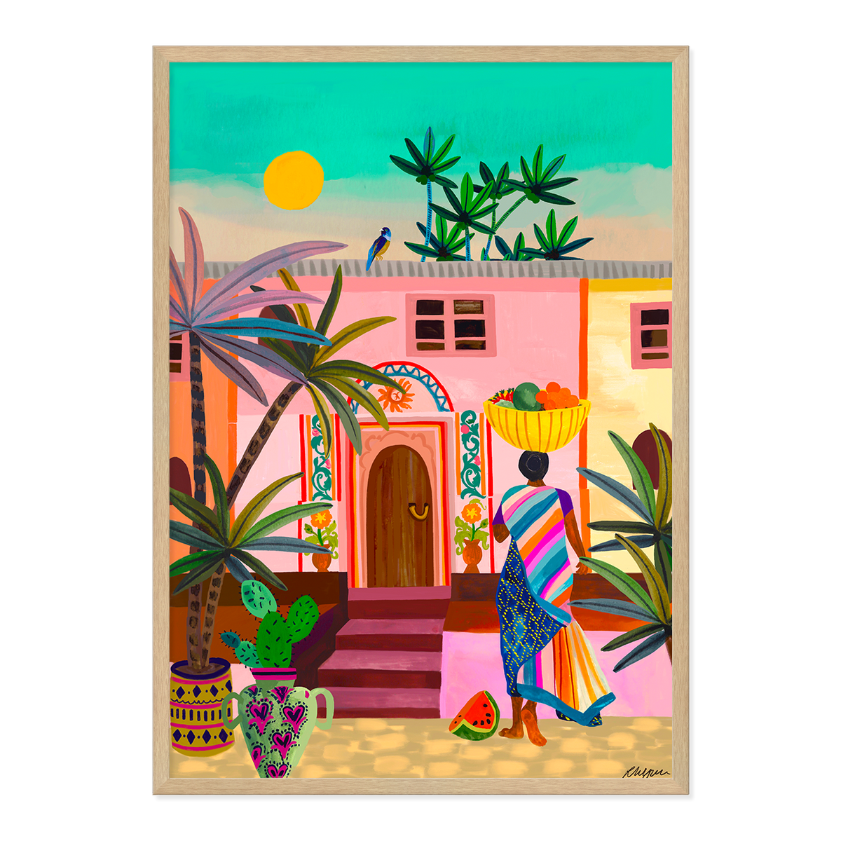 Streets of India Art Print-Art Print-Gussy Dup