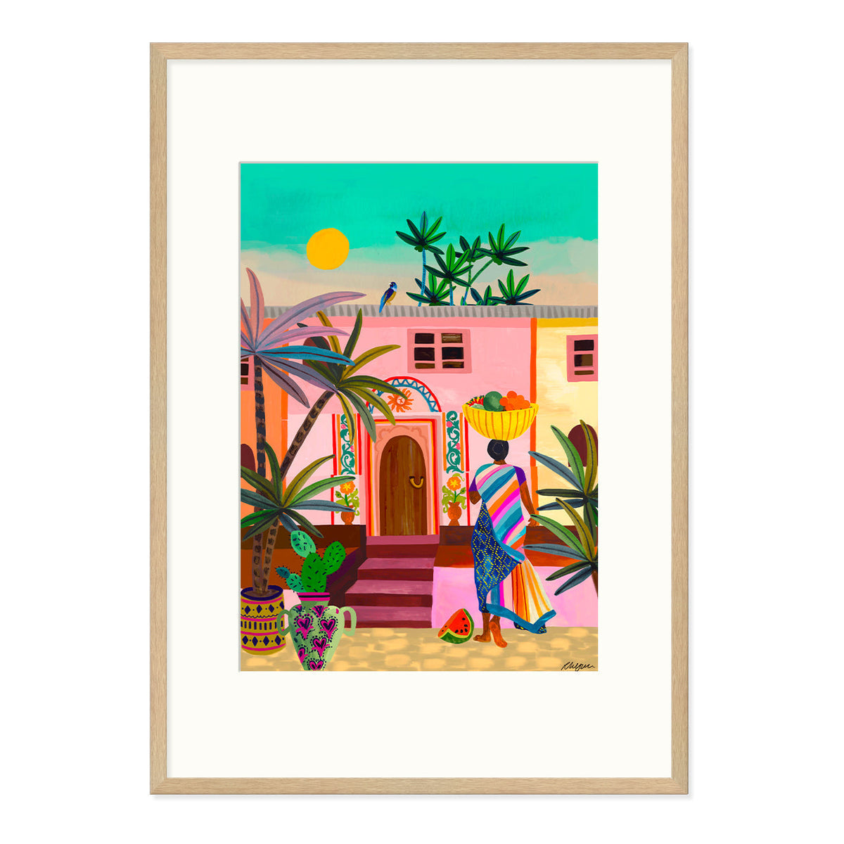 Streets of India Art Print-Art Print-Gussy Dup