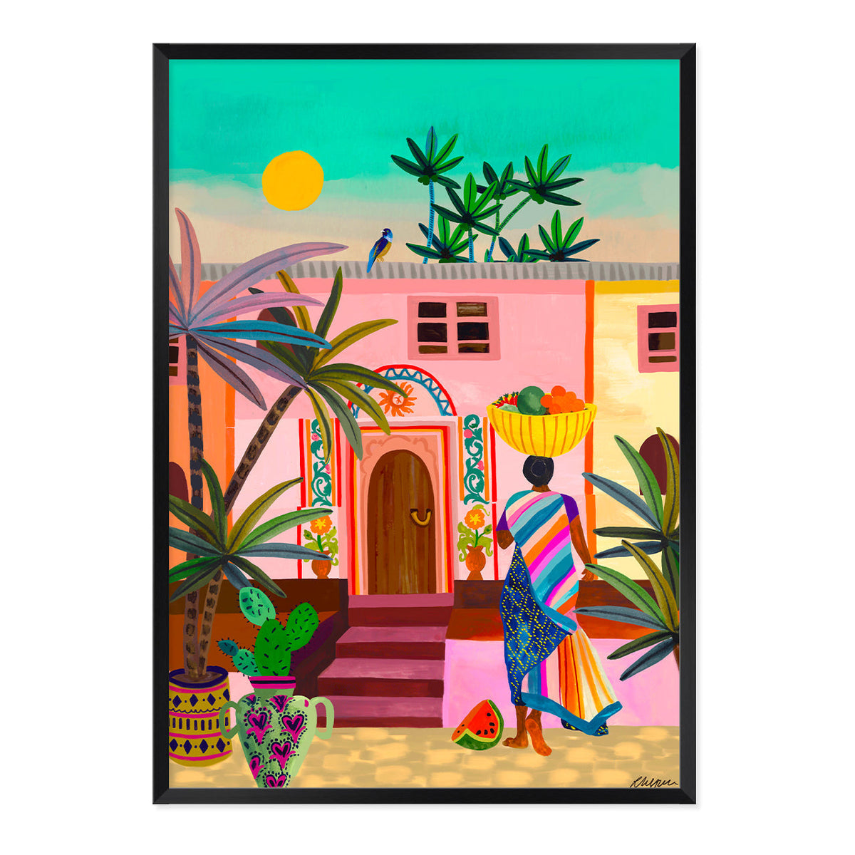 Streets of India Art Print-Art Print-Gussy Dup