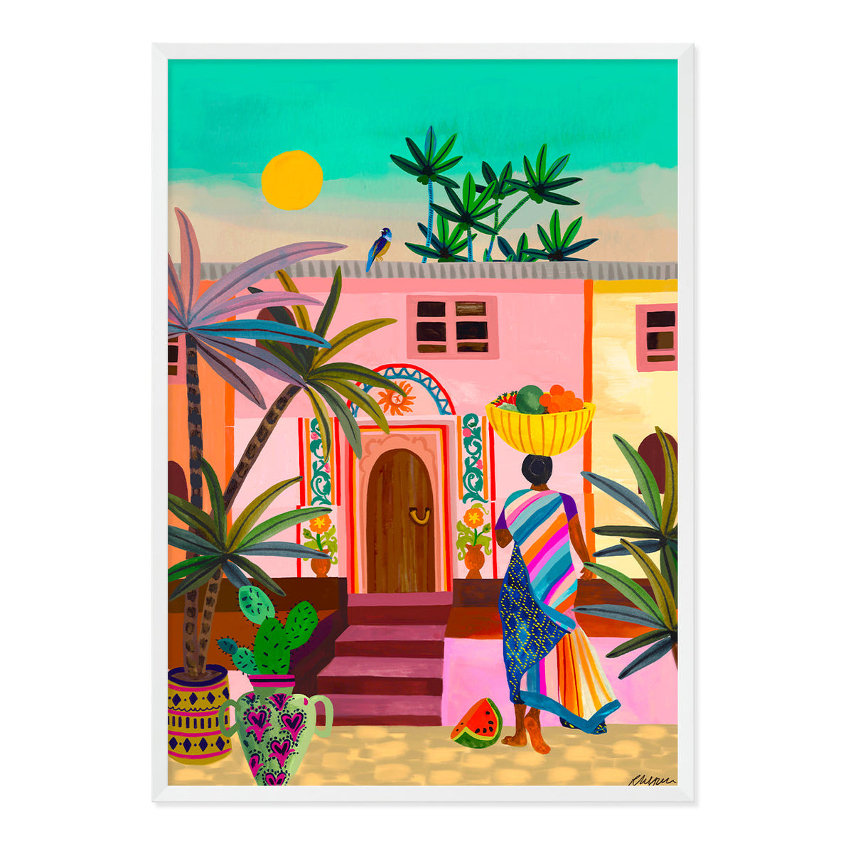 Streets of India Art Print-Art Print-Gussy Dup