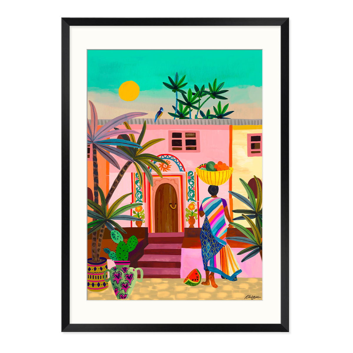 Streets of India Art Print-Art Print-Gussy Dup
