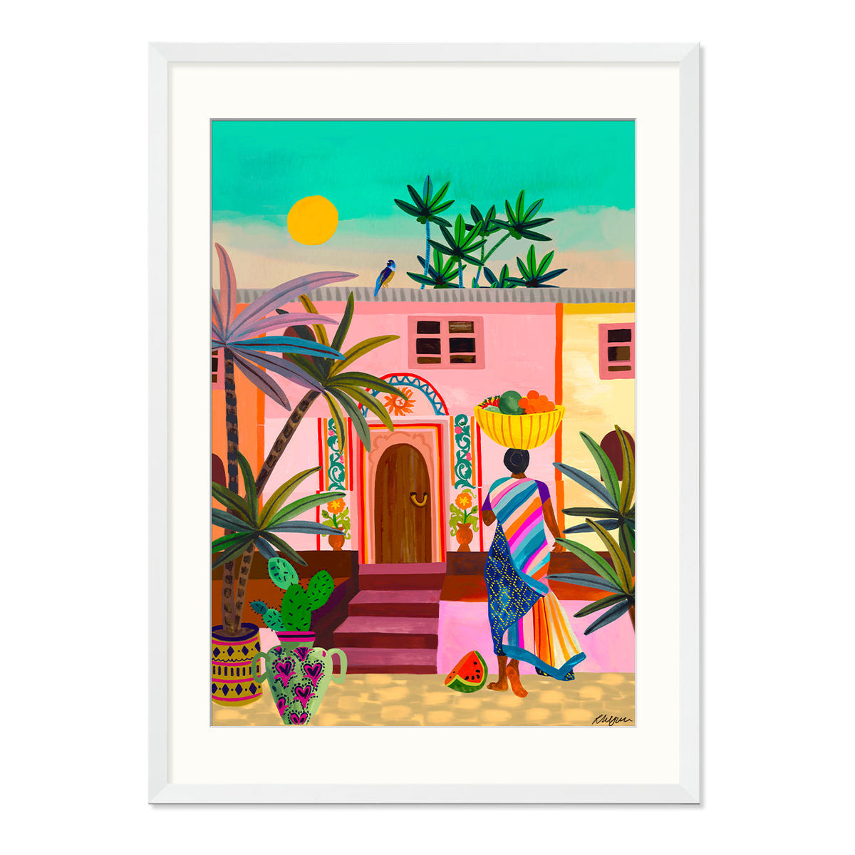 Streets of India Art Print-Art Print-Gussy Dup