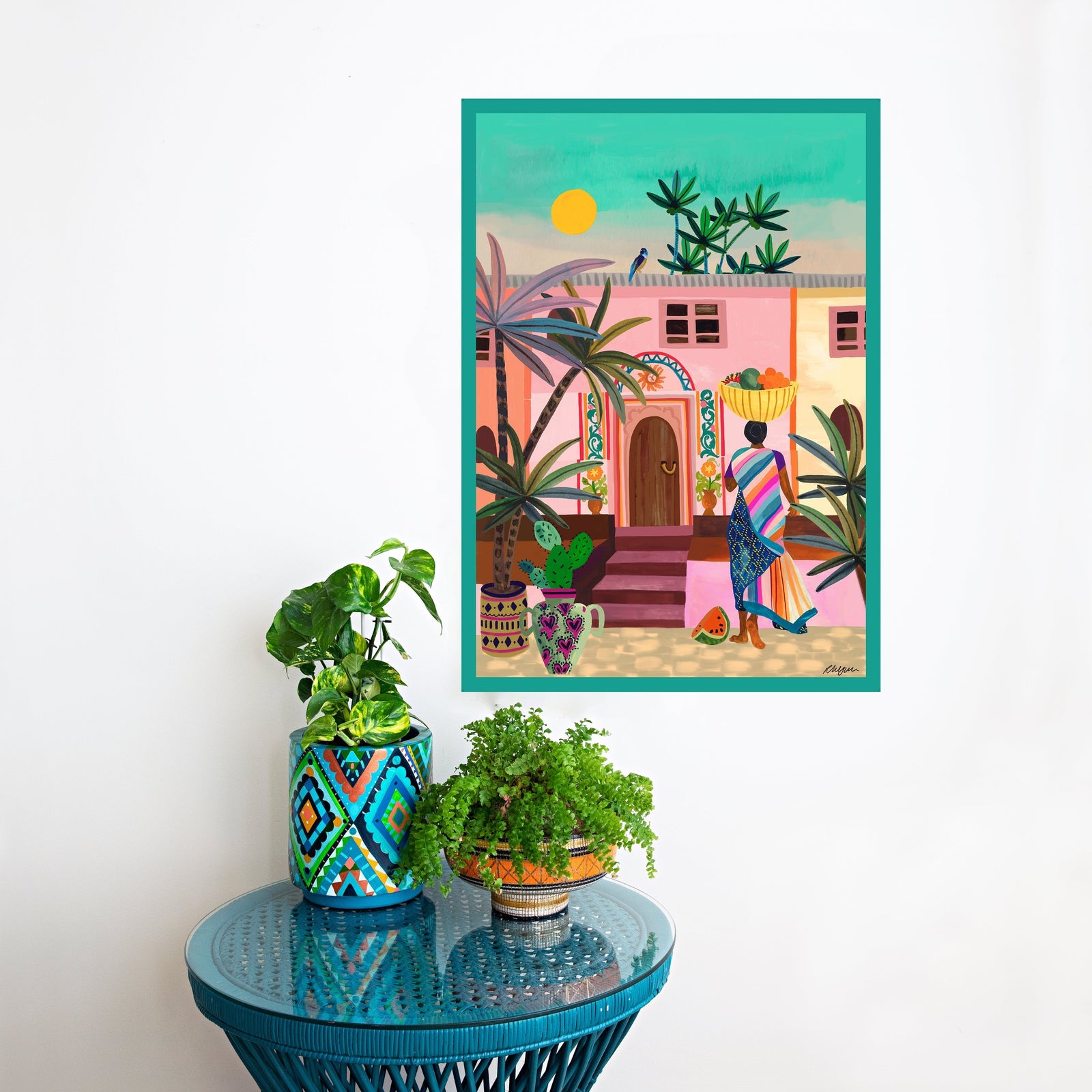 Streets of India Art Print-Art Print-Gussy Dup