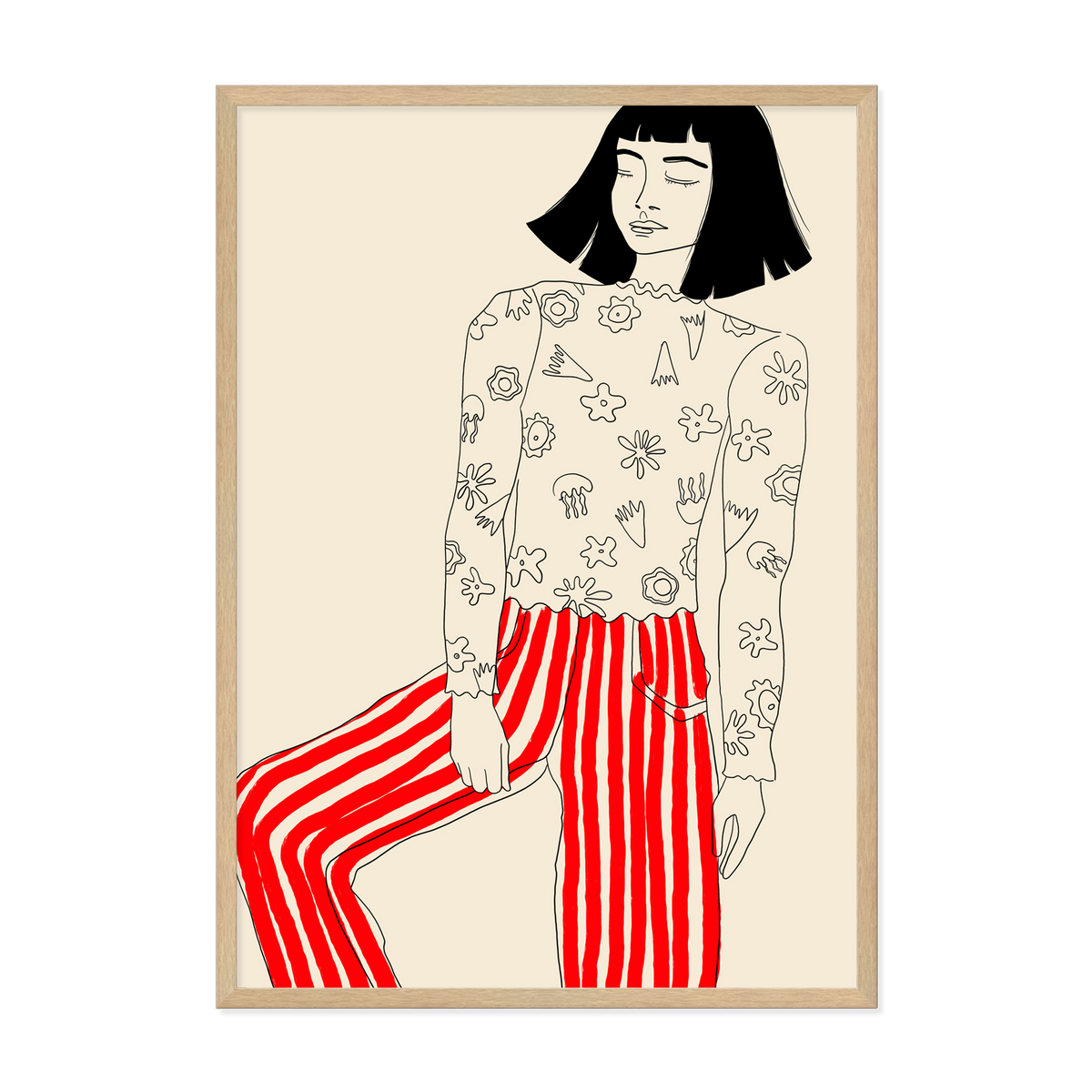 Stripes Art Print-Art Print-Gussy Dup