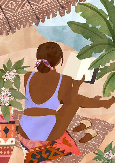 Summer Shade Art Print-Art Print-Gussy Dup