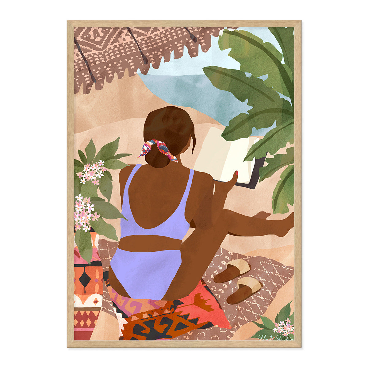 Summer Shade Art Print-Art Print-Gussy Dup