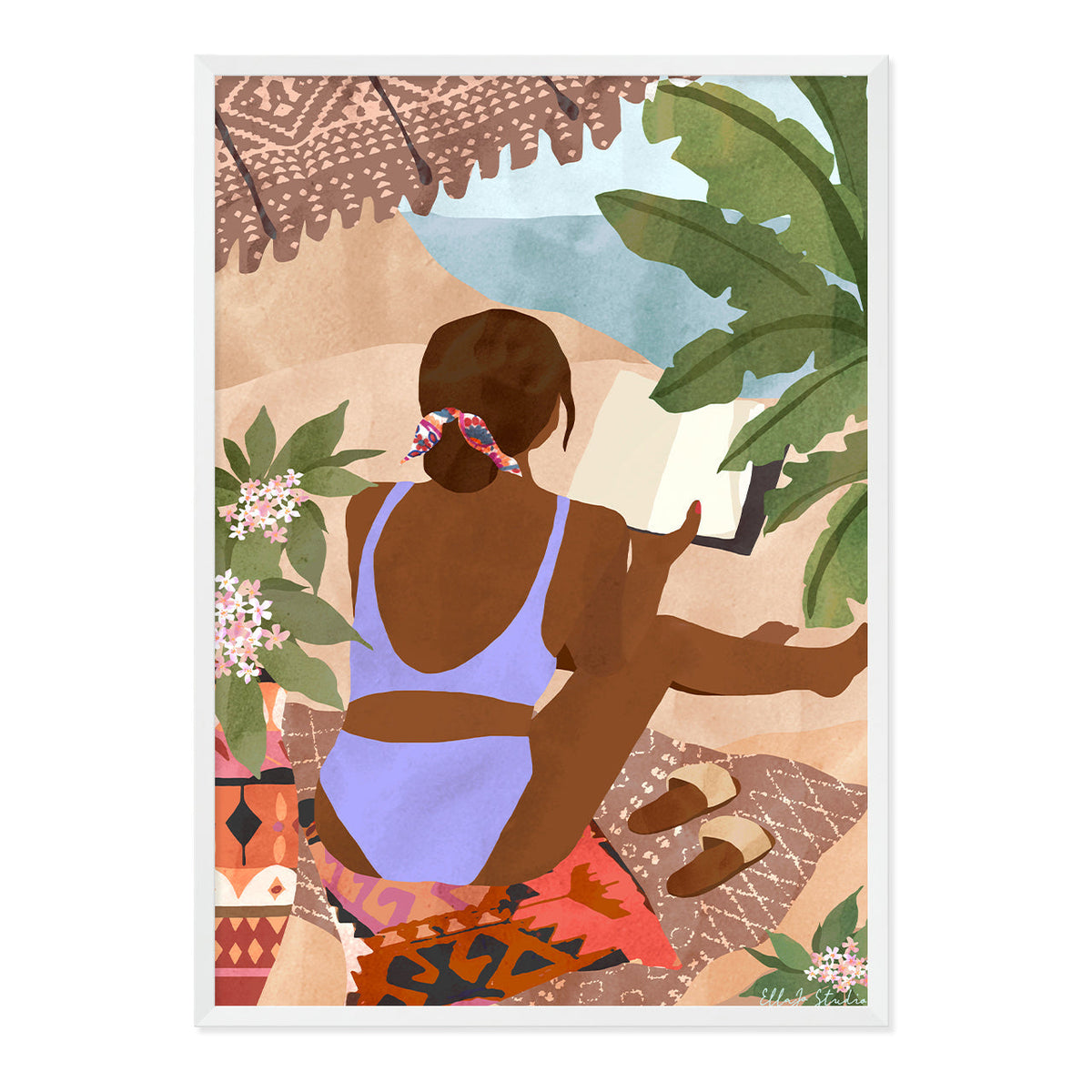 Summer Shade Art Print-Art Print-Gussy Dup