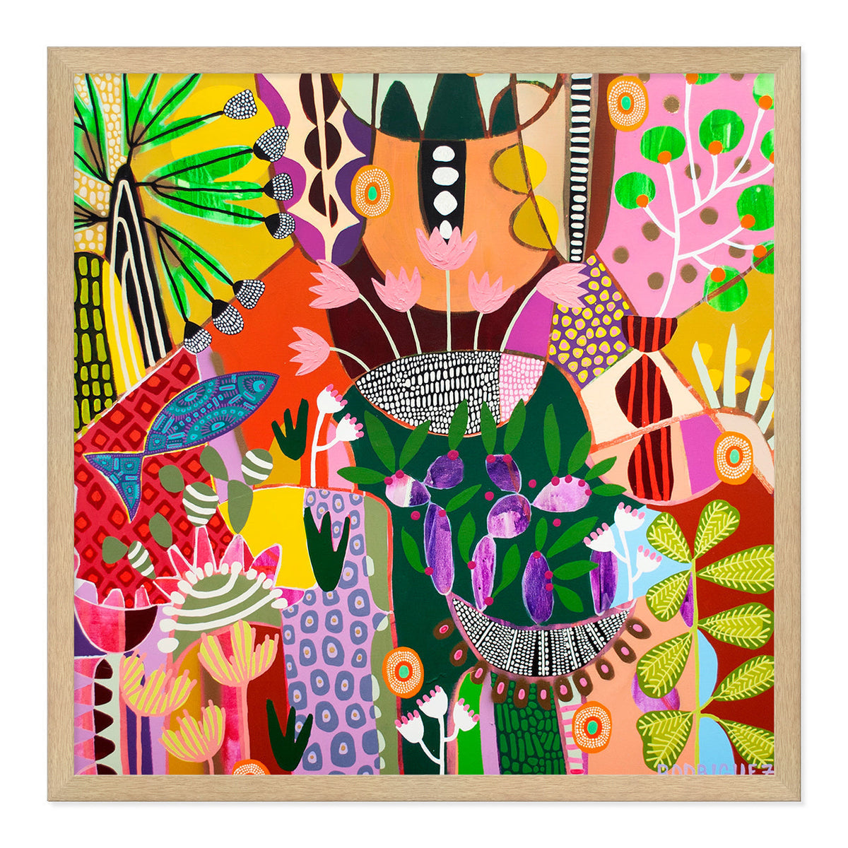 Sunday at Lola&#39;s House Art Print-Art Print-Gussy Dup