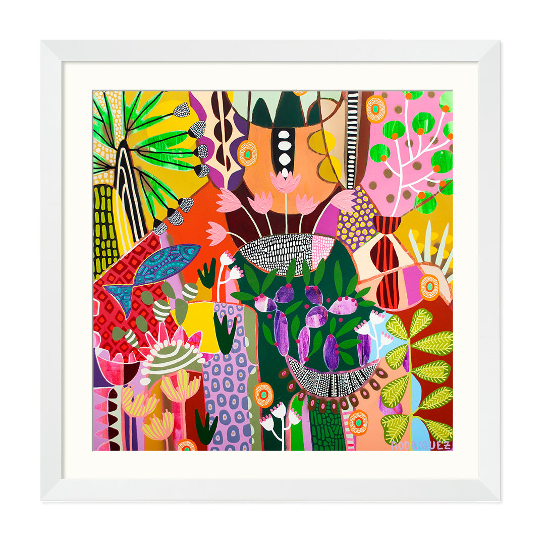 Sunday at Lola&#39;s House Art Print-Art Print-Gussy Dup
