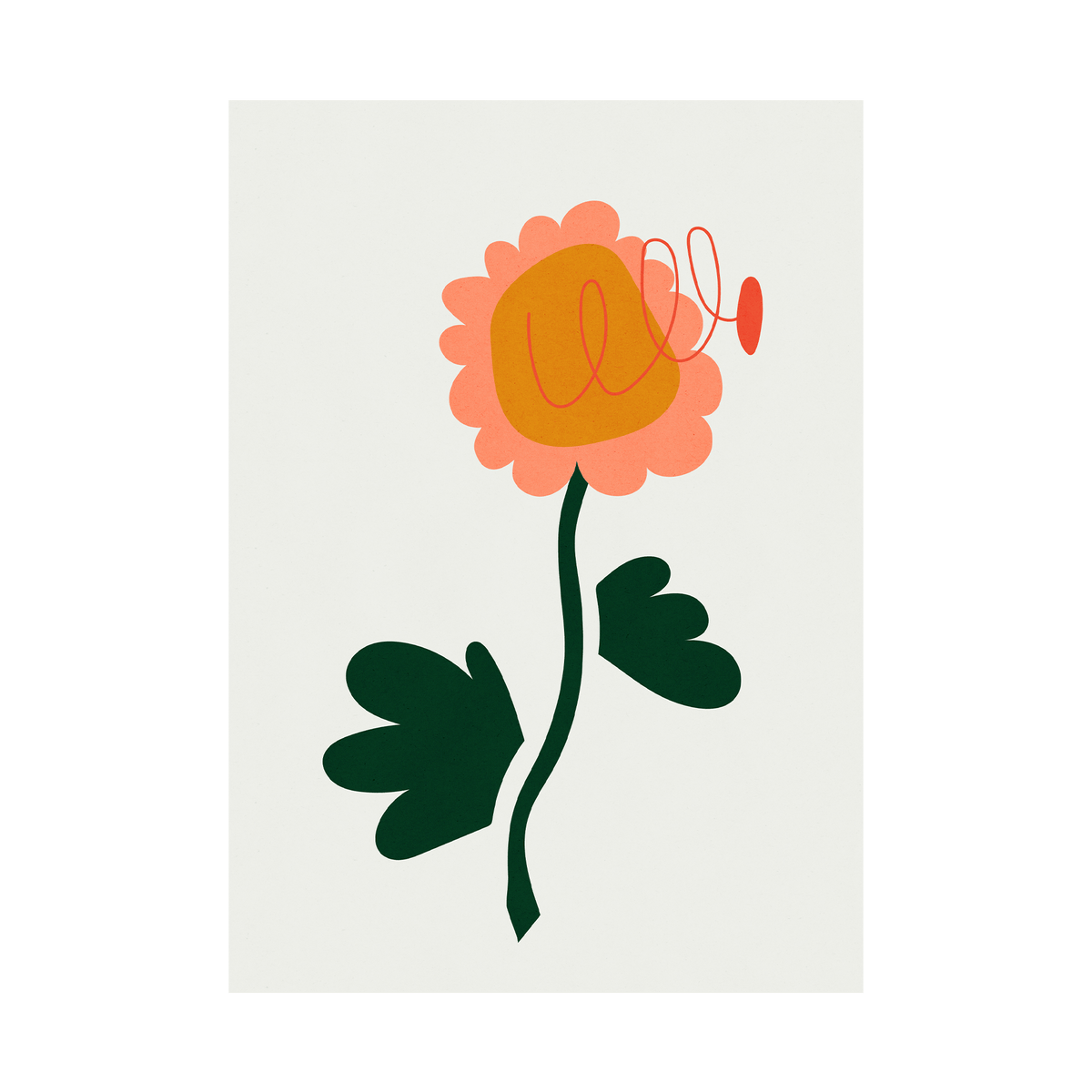 Sunflower Art Print-Art Print-Gussy Dup