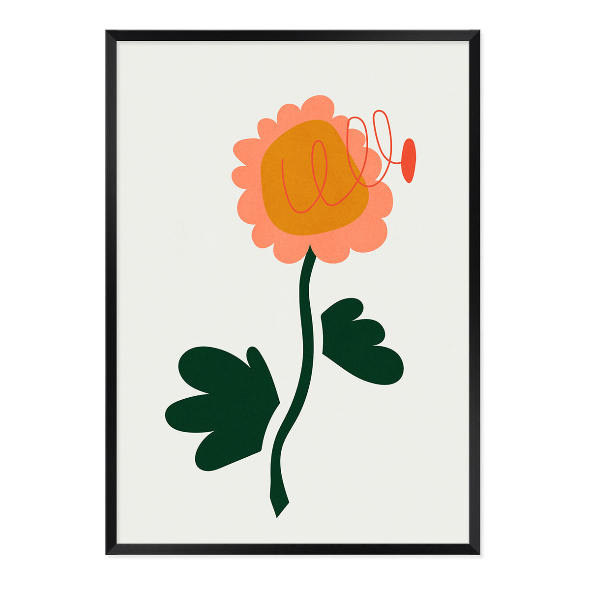 Sunflower Art Print-Art Print-Gussy Dup