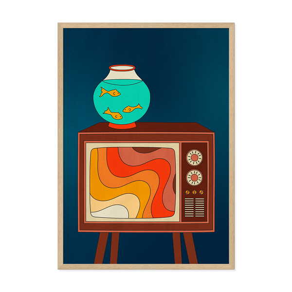 Test Pattern Art Print – Retro Pop Art | Gussy Dup Melbourne