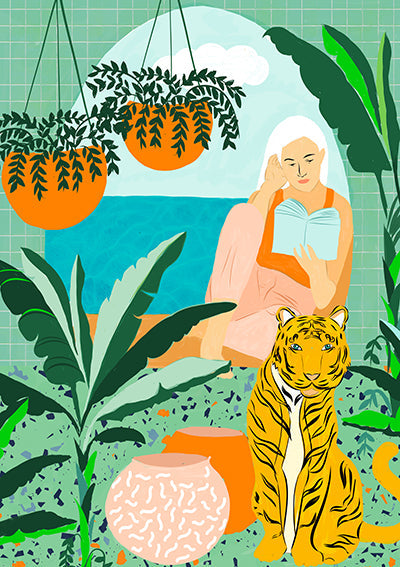 Tropical Vacay Art Print-Art Print-Gussy Dup