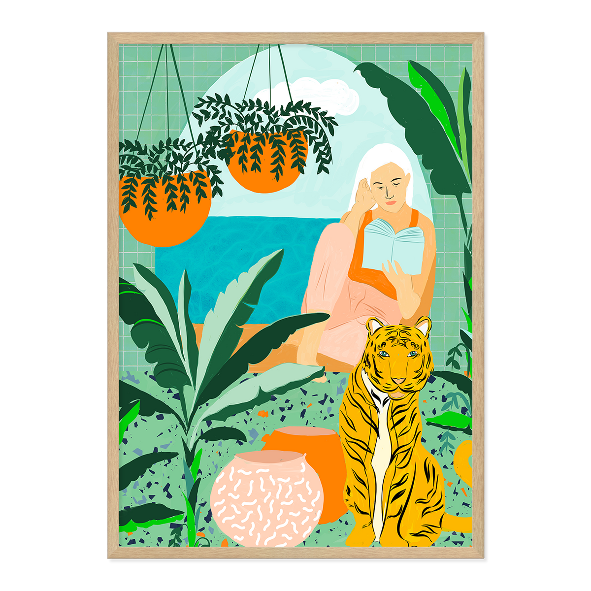 Tropical Vacay Art Print-Art Print-Gussy Dup