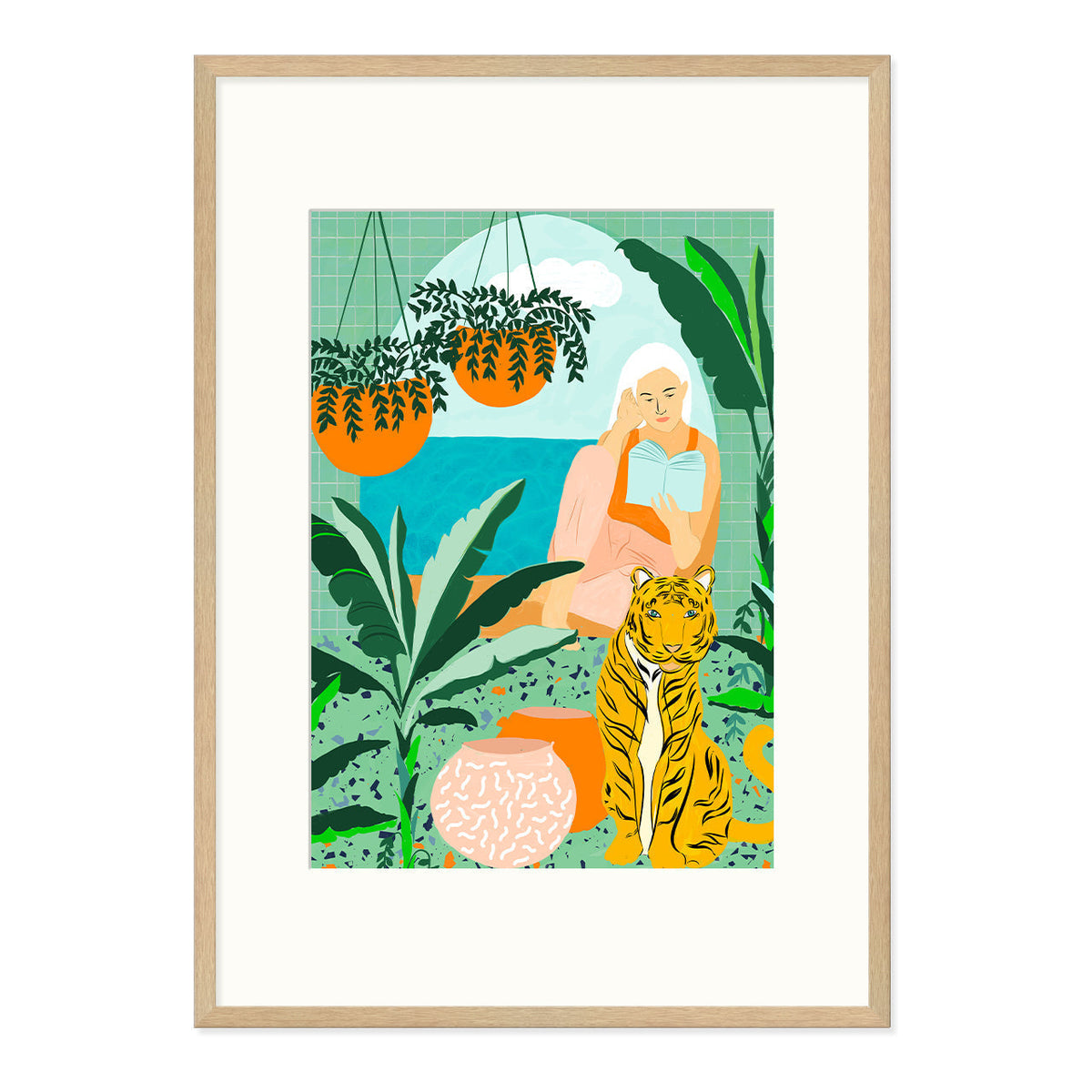 Tropical Vacay Art Print-Art Print-Gussy Dup