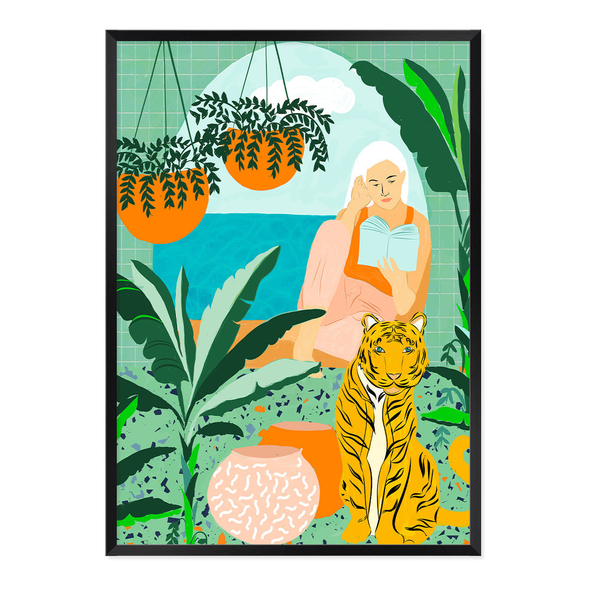 Tropical Vacay Art Print-Art Print-Gussy Dup