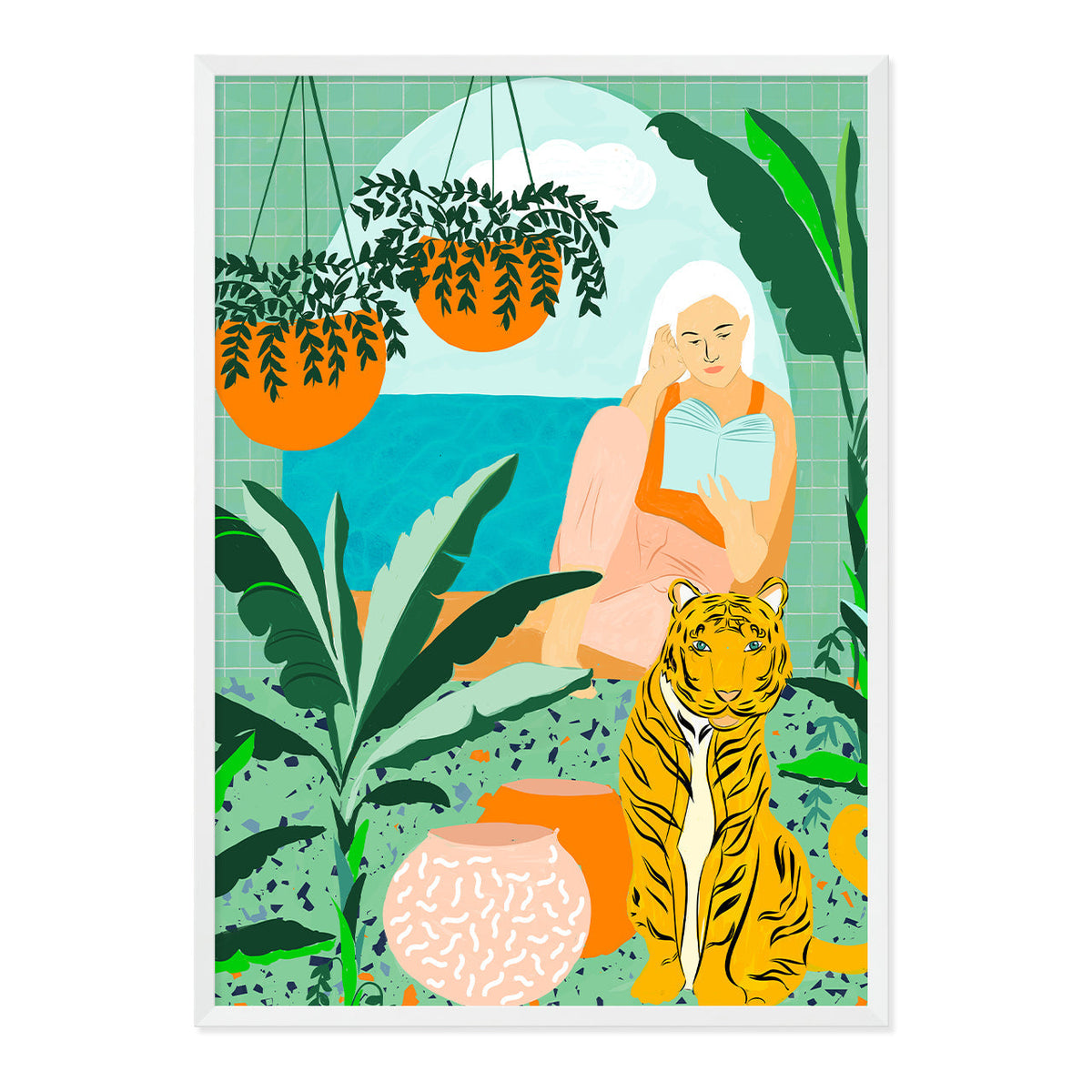 Tropical Vacay Art Print-Art Print-Gussy Dup