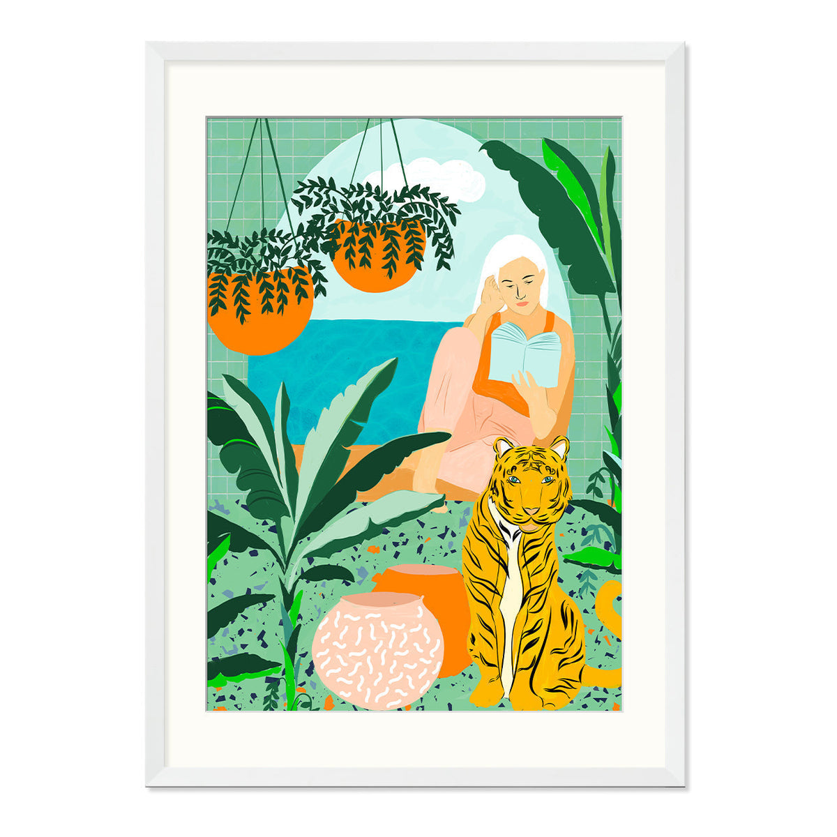 Tropical Vacay Art Print-Art Print-Gussy Dup