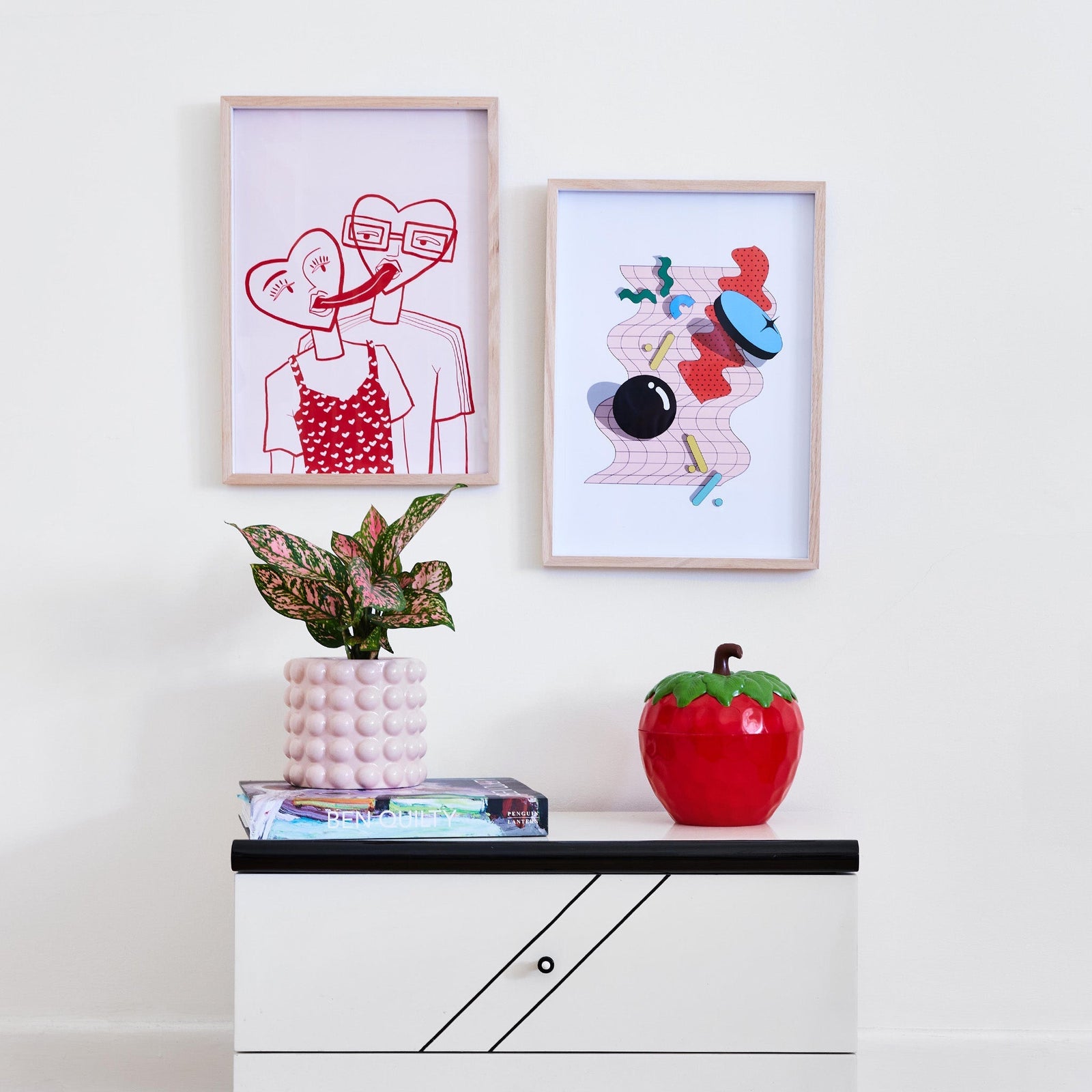 Untitled Couple Art Print-Art Print-Gussy Dup