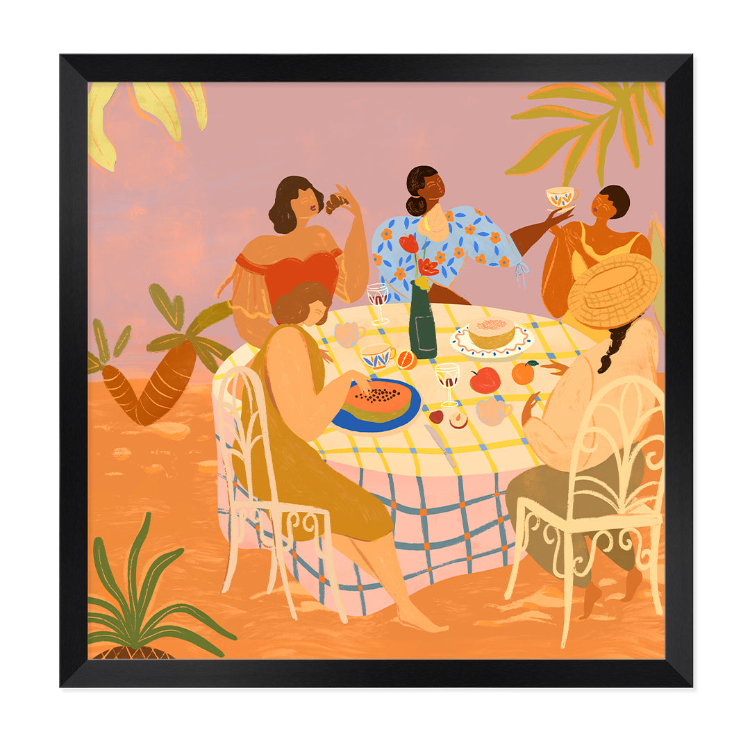 We Meet Again Art Print-Art Print-Gussy Dup