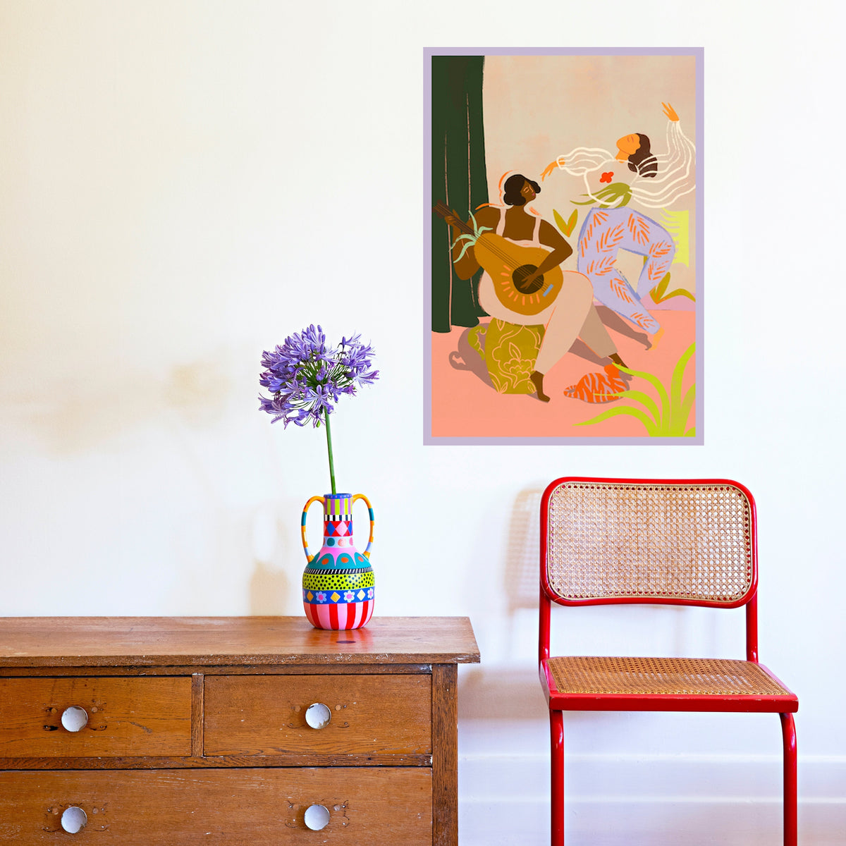 You Bring The Music Art Print-Art Print-Gussy Dup
