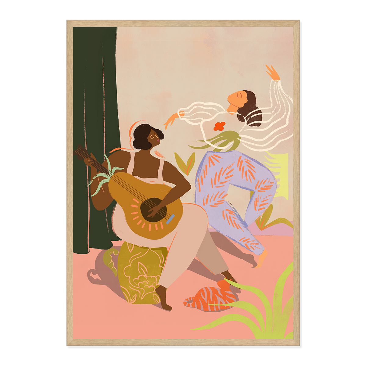You Bring The Music Art Print-Art Print-Gussy Dup