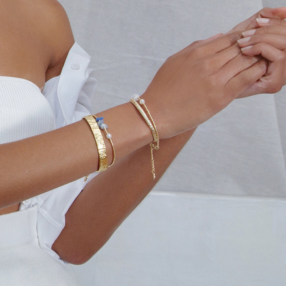 Arms of Eve Olivia Gold Cuff Bracelet