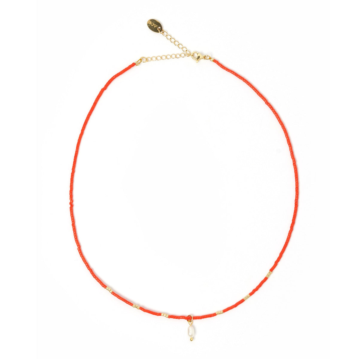 Arms of Eve Zara Necklace - Scarlet Red
