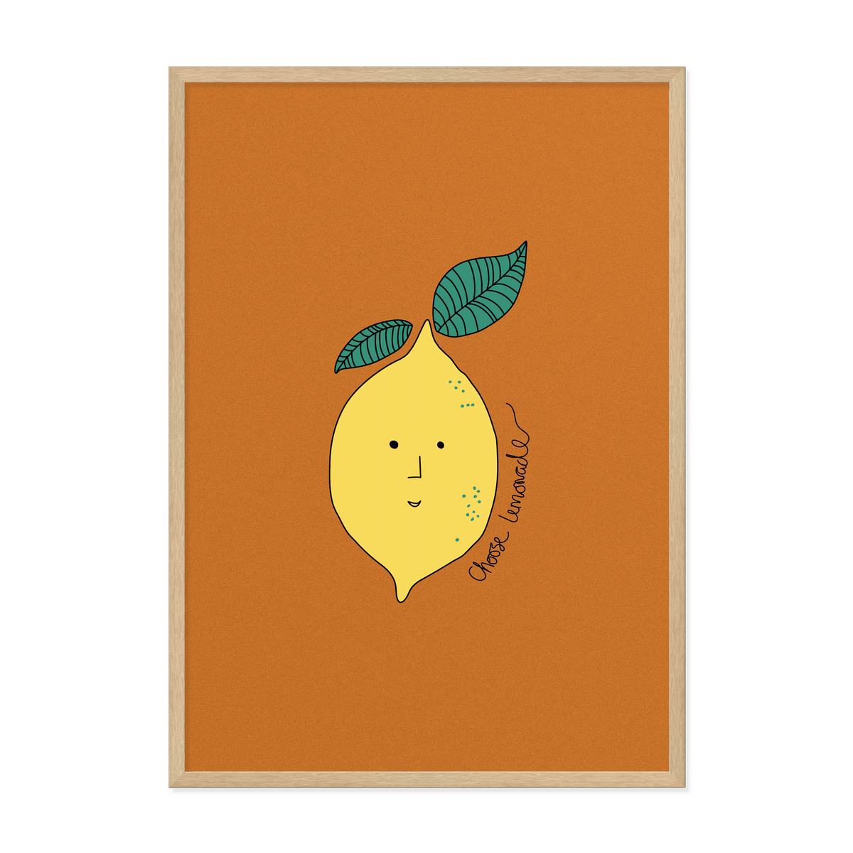 &#39;Choose Lemonade&#39; Art Print