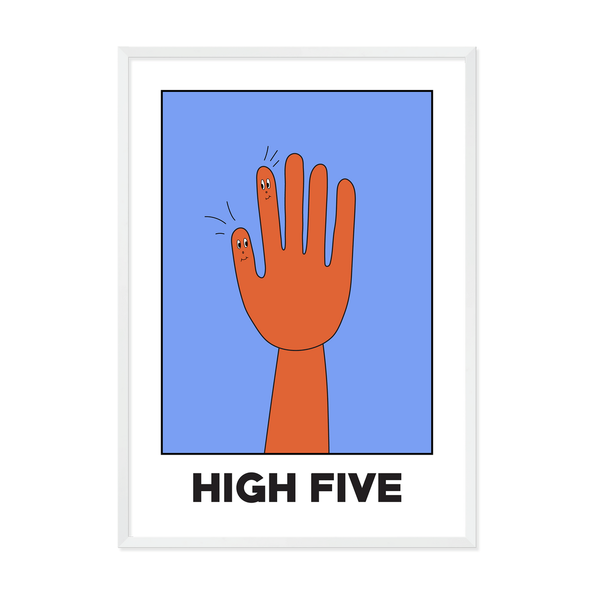 &#39;High Five&#39; Art Print