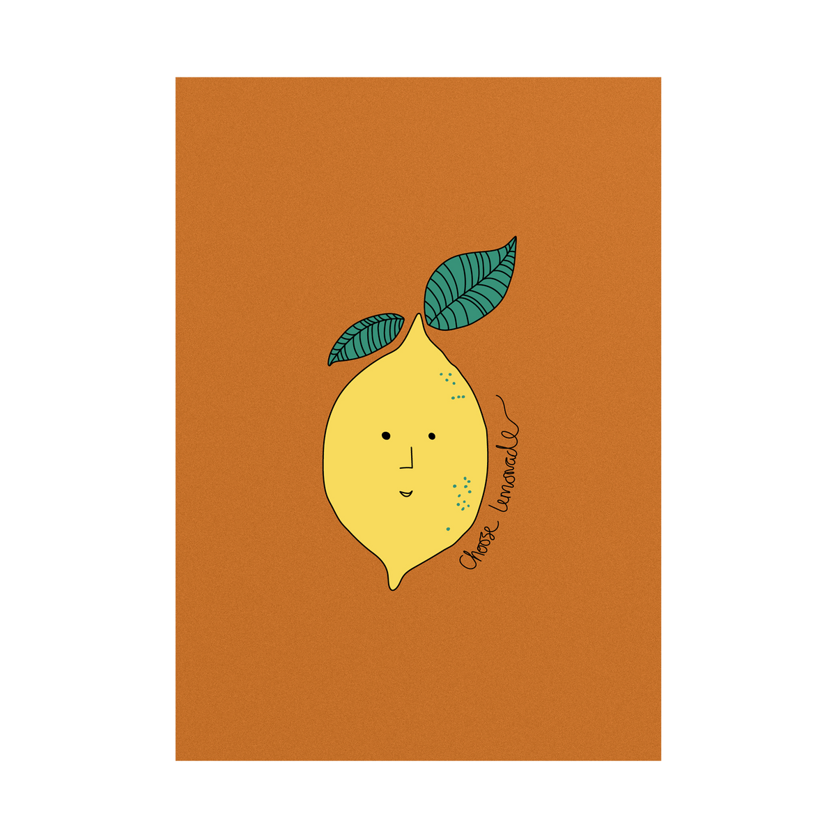 &#39;Choose Lemonade&#39; Art Print-Art Print-Gussy Dup