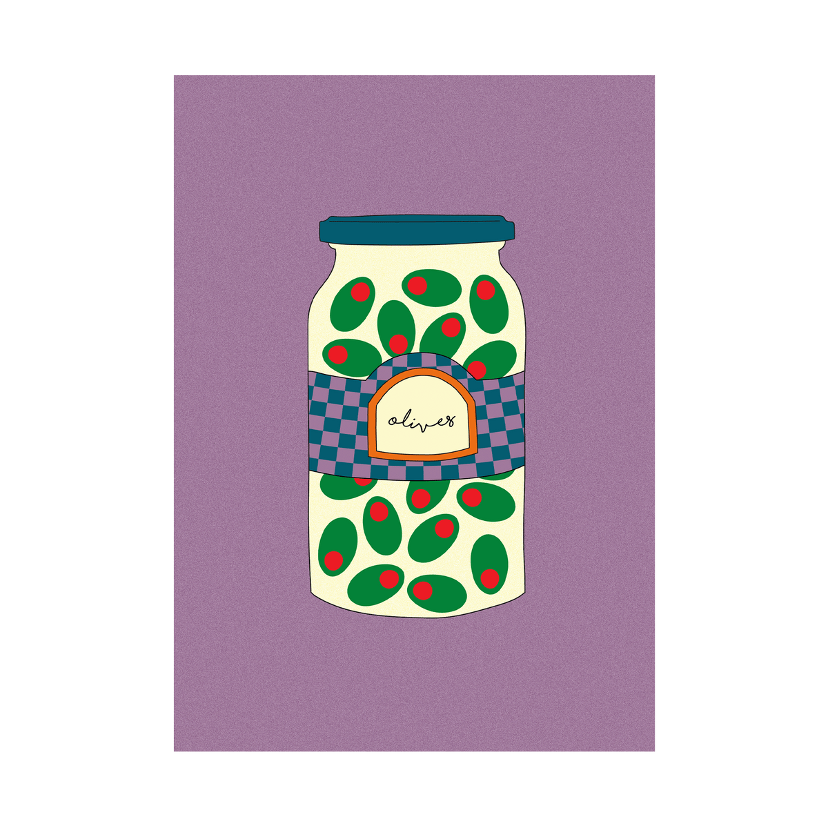 Olive Jar Art Print