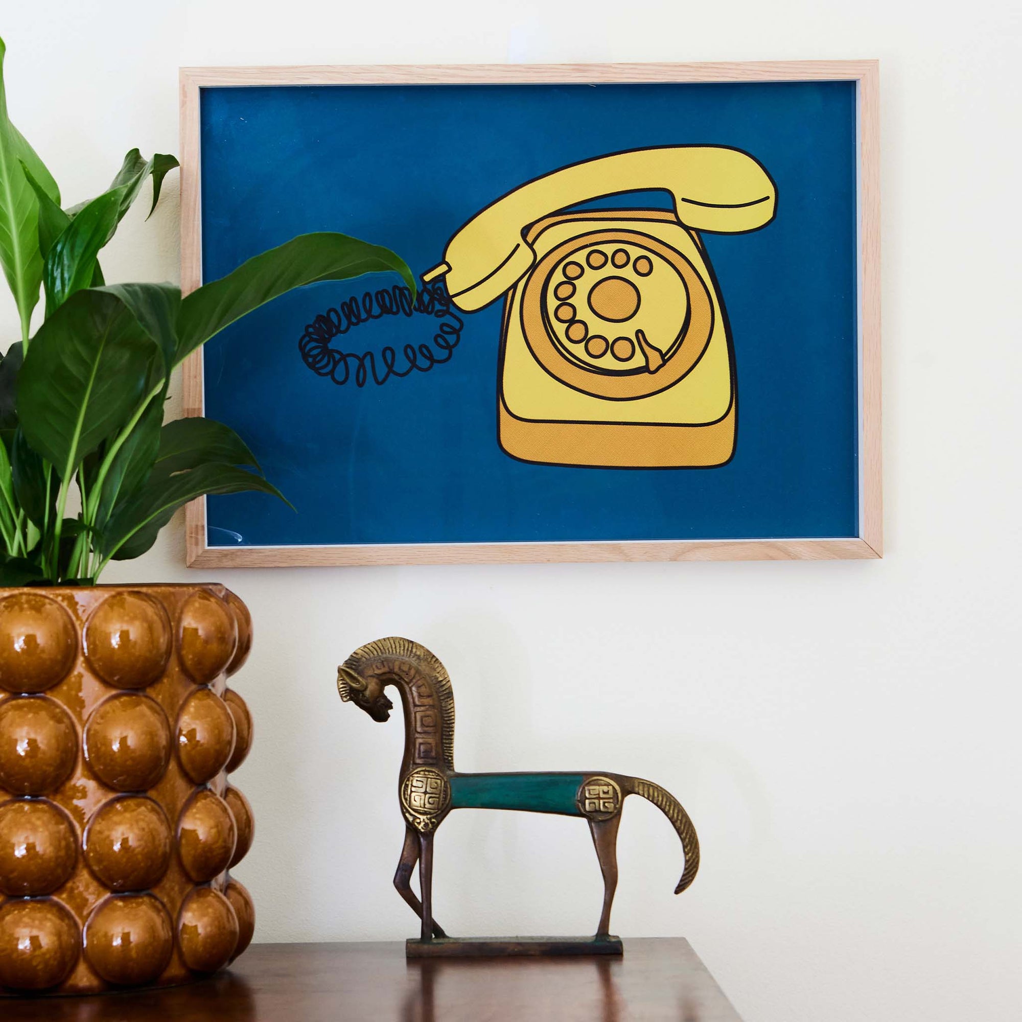 Telephone Art Print
