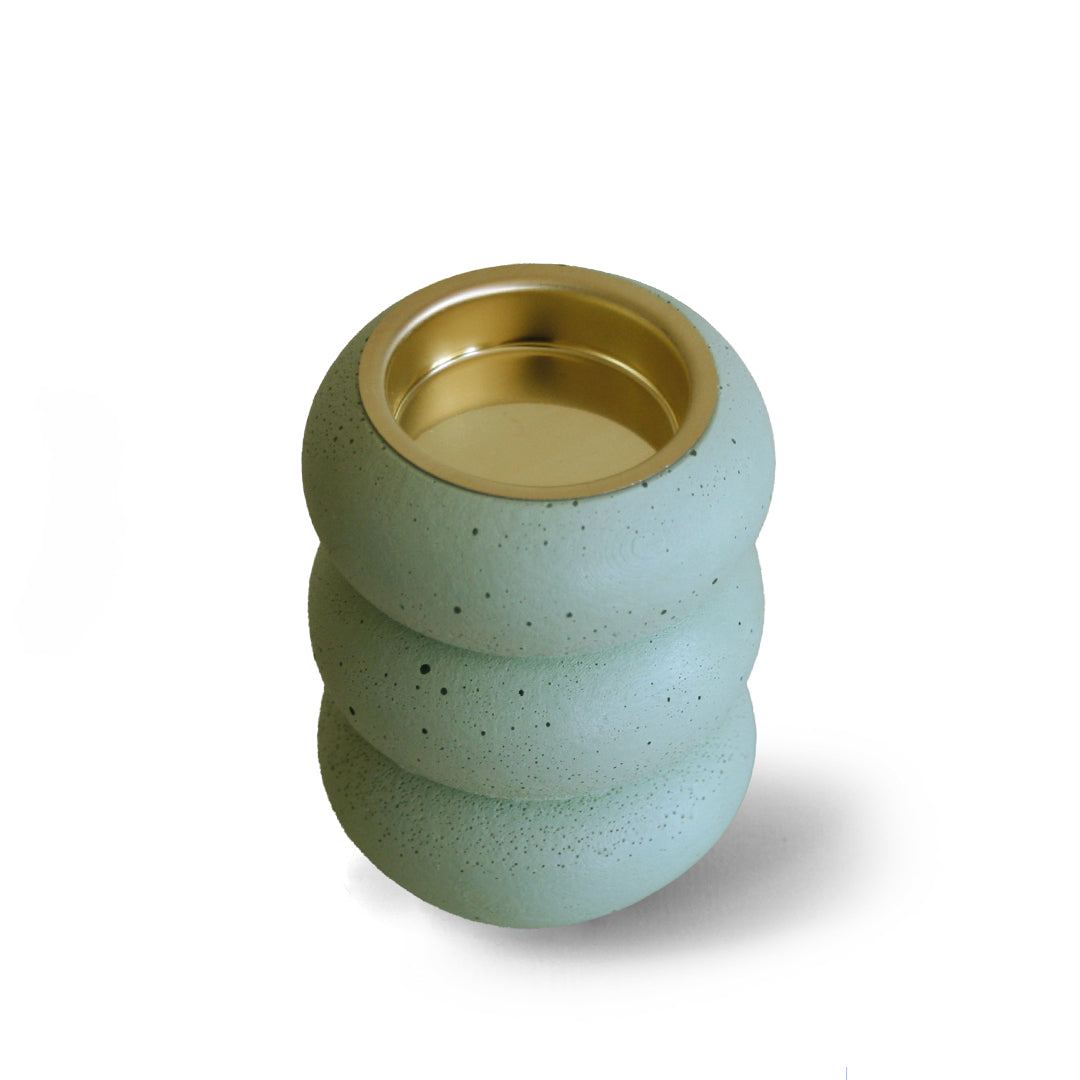 Concrete Candleholder - Pistachio