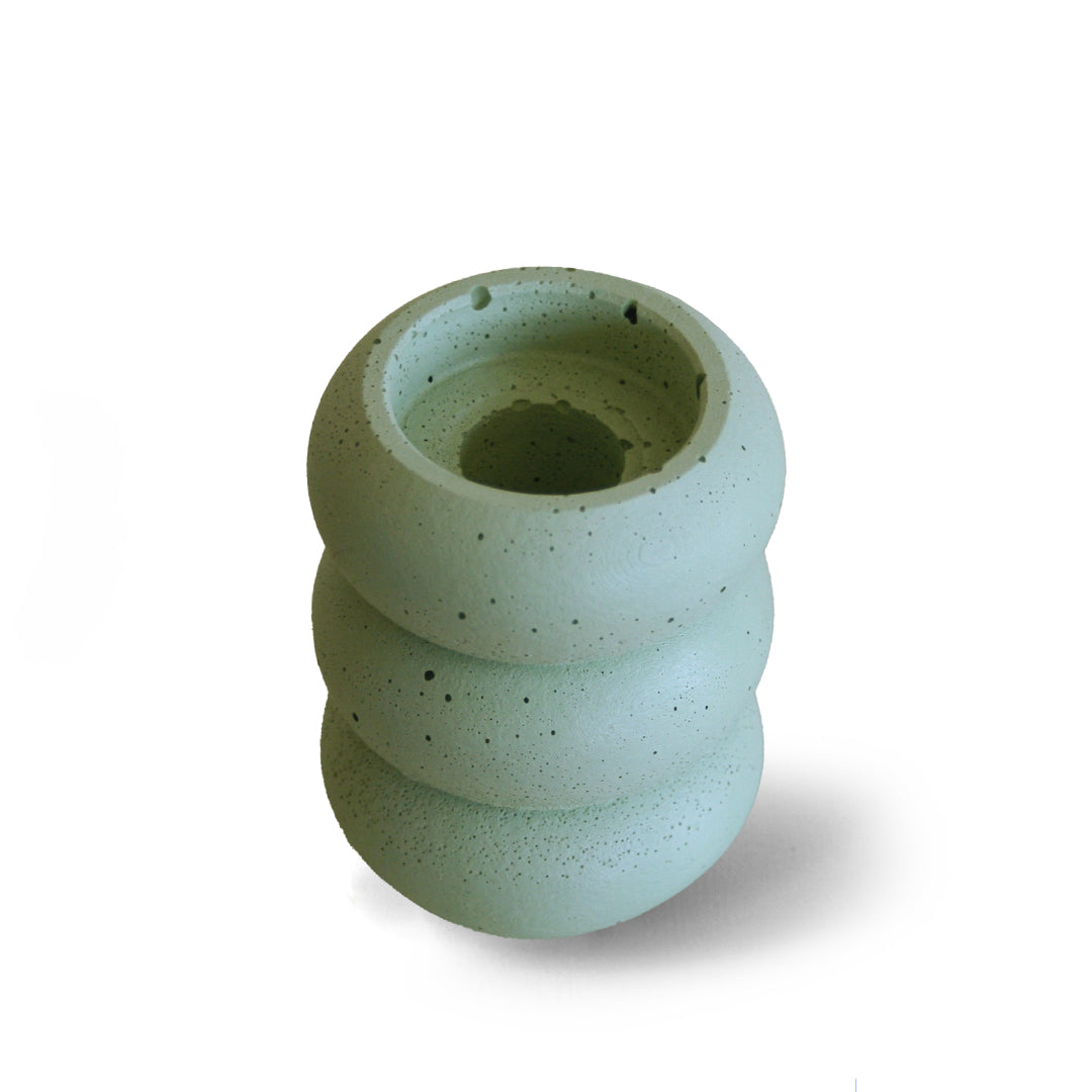 Concrete Candleholder - Pistachio