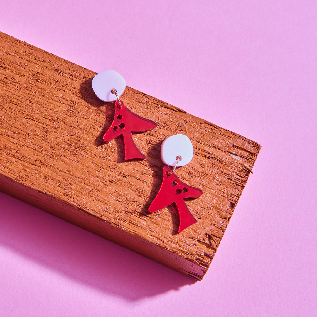 Mushroom Earrings