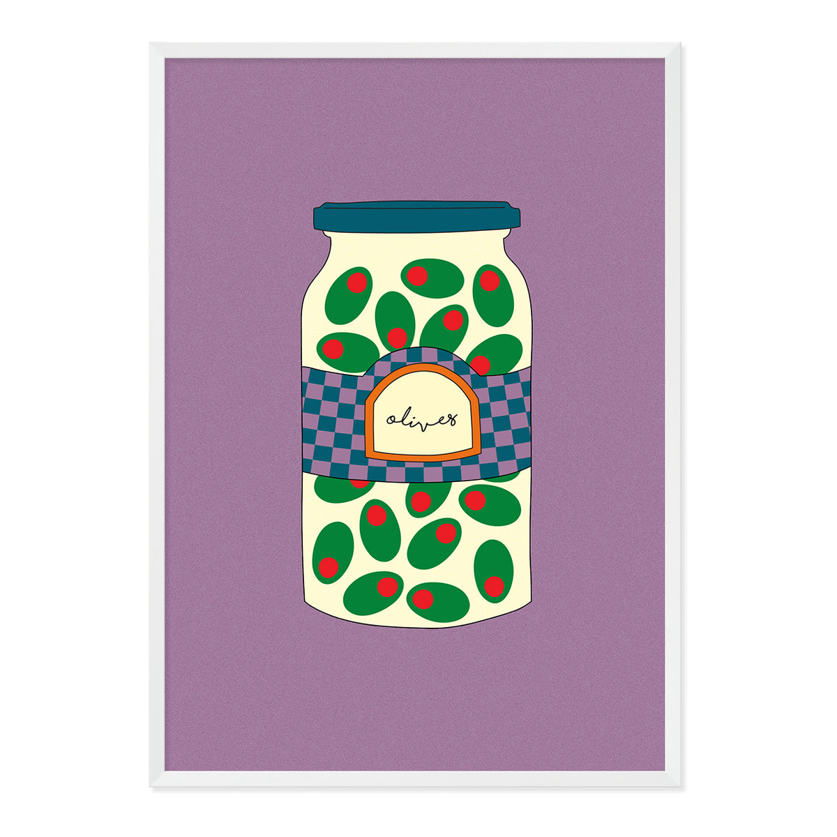 Olive Jar Art Print