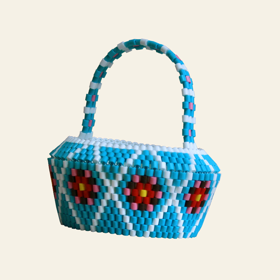 Handmade Swedish Beaded Basket