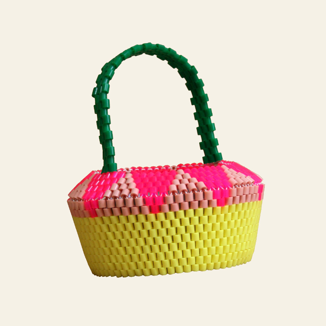 Handmade Swedish Beaded Basket