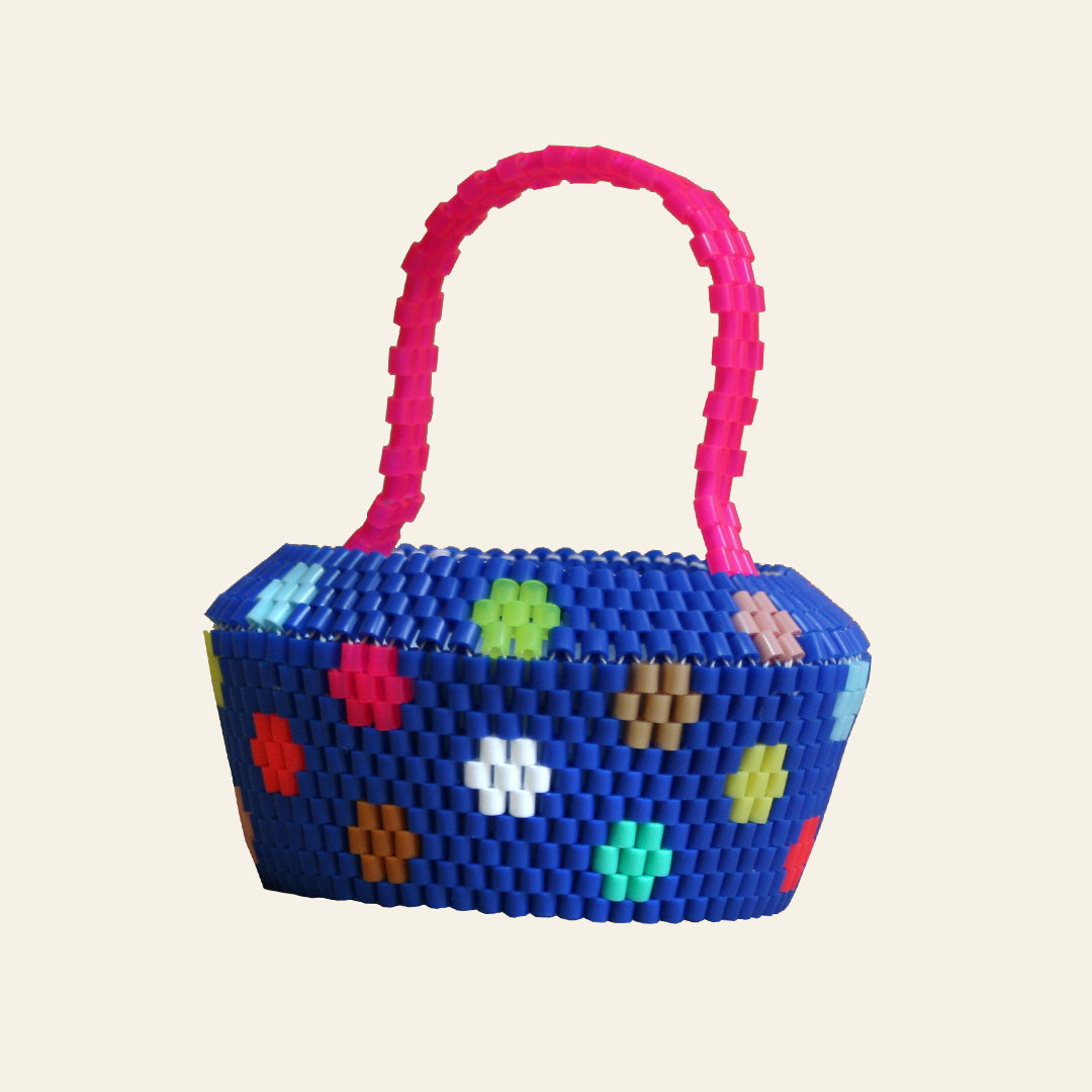 Handmade Swedish Beaded Basket