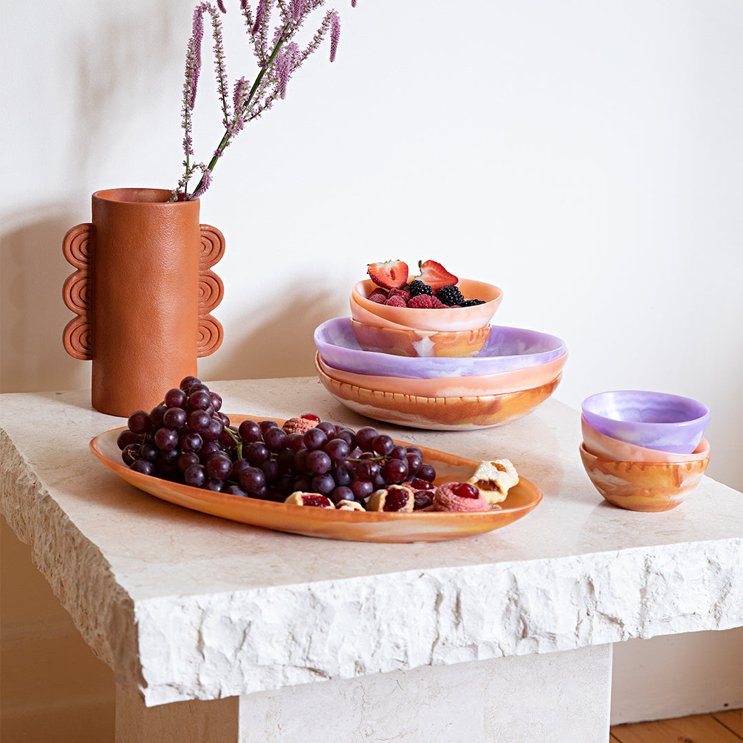 Resin bowls